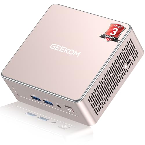 GEEKOM A5 Mini PC con AMD Ryzen 7 5825U, 16GB RAM + 512GB SSD | 3 Años de Garantía | Mini...