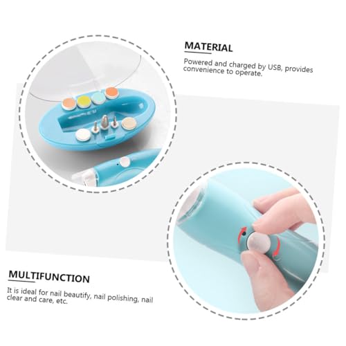 Kit de manucure électrique anti-projections pour couper les ongles sans résidus