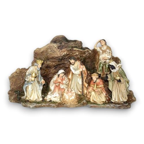 Rendi unico e completo il tuo presepe con la statuina della natività. Porterai la magia del Natale decorando la tua casa con questa statuetta