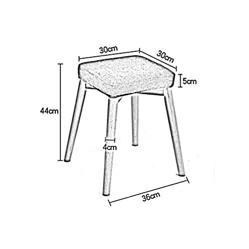 Pouf carré en tissu compact pour optimiser le manque de place assis