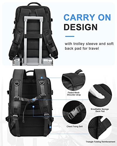 WONHOX mochila de viagem, B1 - preto, XX-Large, Puro