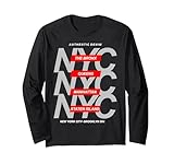 nyc the bronx queens manhattan staten island maglia a manica