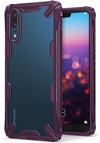 Ringke Funda Huawei P20, [Fusion-X] Ergonmico Protector TPU Back Claro PC [Proteccin contra Cadas de Grado Militar] La Tecnologa de Absorcin de Golpes Cover para P20 (2018) - Lilac Purple