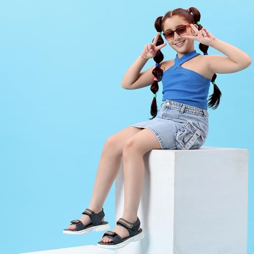 Image of TRASE Casual Sandals For Kids With Adjustable Straps | Flexible And Comfortable Kids Footwear | Trendy And Stylish Boys And Girls Sandals Ideal For Everyday Use
