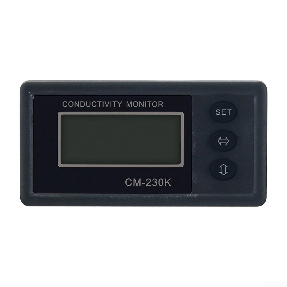 Online CM-230K - Tester di conducibilità 220 V con elettrodo - Monitor automatico di qualità dell'acqua per osmosi inversa 0-1999 µS/cm