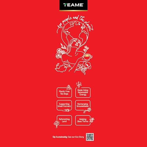 Image of TE-A-ME Premium Assam Black Tea Bags, 50 Count (25 x 2) | Strong Indian Tea | Rich Aroma | Everyday Morning Beverage | Pack of 2