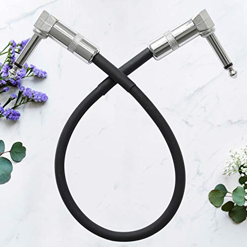 EXCEART Guitarra Patch Cable Cabo de Áudio Instrumento Instrumento Musical Acessório- 30Cm/ 11. 8In