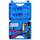 ATPEAM Vakuumpumpe für Bremsenentlüftung, Bremsenentlüftungsgerät für Auto, Motorrad und LKW, Praktische Bremsenentlüfter zum Bremsflüssigkeitswechsel und Entlüften