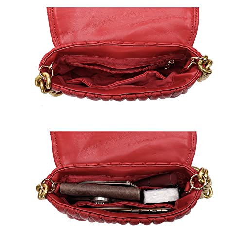 Image of Small Purses for Women Summer Crossbody Bag Quilted Evening Clutch Handbags