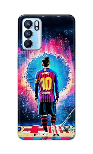 Image of Printed Hard Back Cover for Oppo Reno6 5G | Oppo Reno 6 5G Back Cover (Famous Football Player -J1) -190724(EA)