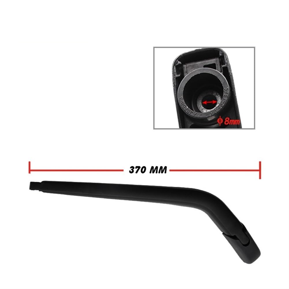 Spazzole tergicristallo Auto Lama Posteriore Automatica Compatibile con Toyota per Scion IQ, Braccio Tergicristallo per Lunotto Posteriore da 370 Mm dal 2008 in Poi