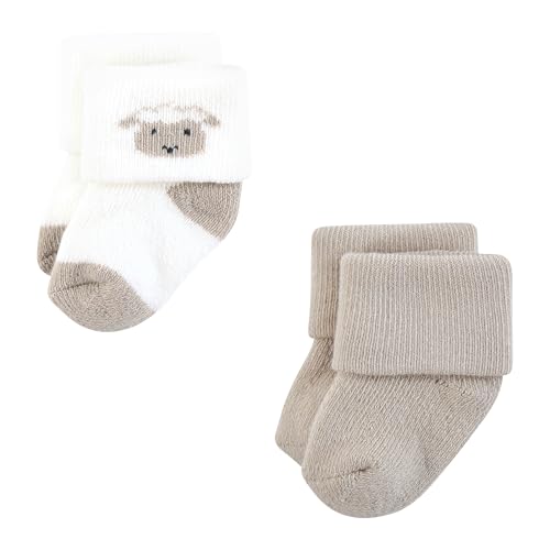 Image of Hudson Baby Baby 8-pack Cotton Rich Newborn and Terry Socks