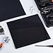 AHANDMAKER 2Pcs 2 Sizes HDPE Sheet, 3mm/6mm Thick High Density Polyethylene Sheets 300x300mm Square Solid Plastic Board for Industrial Projects Engineering Home Decoration DIY Crafts, Black