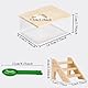 Haustier Hamster Badezimmer, Hamster Sandbad mit Leiter und Schaufel, Hamster-Sandbad-Container Hamster Zubehör Transparent Acryl Dusch für Goldhamster Zwerghamster Mäuse oder Kleine Haustiere