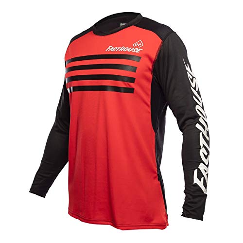 FASTHOUSE Alloy Stripe MTB Jersey (Red, 2XL) - Men's 2020