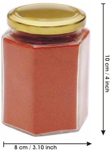 Image of Glass Honey Jars with Airtight Gold Lid, 250ml, Pack of 12 | Clear Glass Storage Jars for Honey, Jam, Pickle, Spices, Dry Fruits, Candy & Kitchen Pantry