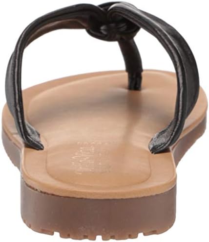 Bella Vita Made in Italy Women's Thong Sandal Flat, Black Italian Leather, 12 Wide | Image 2