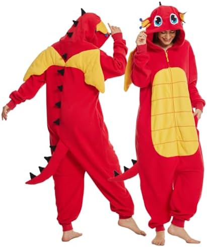 Focupaja Uniseks pyjama mysterieus dier volwassenen pak groen kostuum carnaval Halloween party cosplay onesie vrouwen mannen, Groen, L