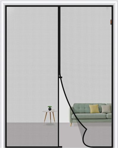 Shuttle Art Magnetic Mosquito Mesh - 1 Pcs Main Door Mosquito Net with Magnet, Hands-Free Screen Door Net Mesh, Magic Curtain Back Door Mesh with Full Frame Hook & Loop for Home, Doors (B0D4YH5XHH) Amazon Price History, Amazon Price Tracker
