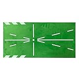 ★ Alfombrilla antideslizante: La base de goma antideslizante aumenta el efecto de que la almohadilla se pegue al suelo, que no es fácil de mover durante el swing y es duradera.