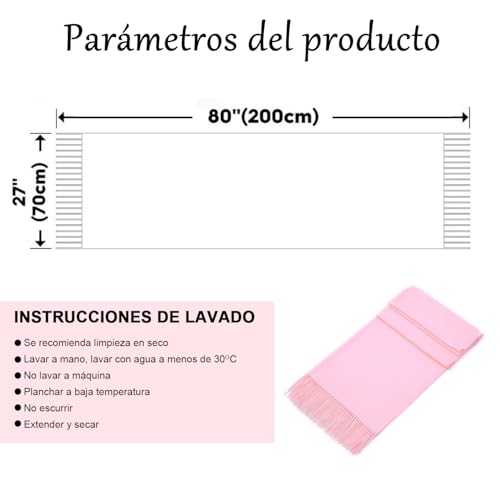 Catálogo de Pashminas para Mujer los 10 mejores. 26 Imagen adicional