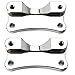 TYMMC Front Quarter Panel Risers Spacer Mount For Harley Davidson Up -(Chrome) -(Aluminum) ZZ1673
