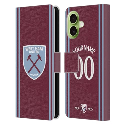 Étui portefeuille iPhone 17 Head Case Designs West Ham United FC 2024/25