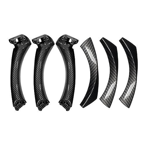 Couvercle de poignée de porte en fibre de carbone style pour BMW E90 E91 kit de finition