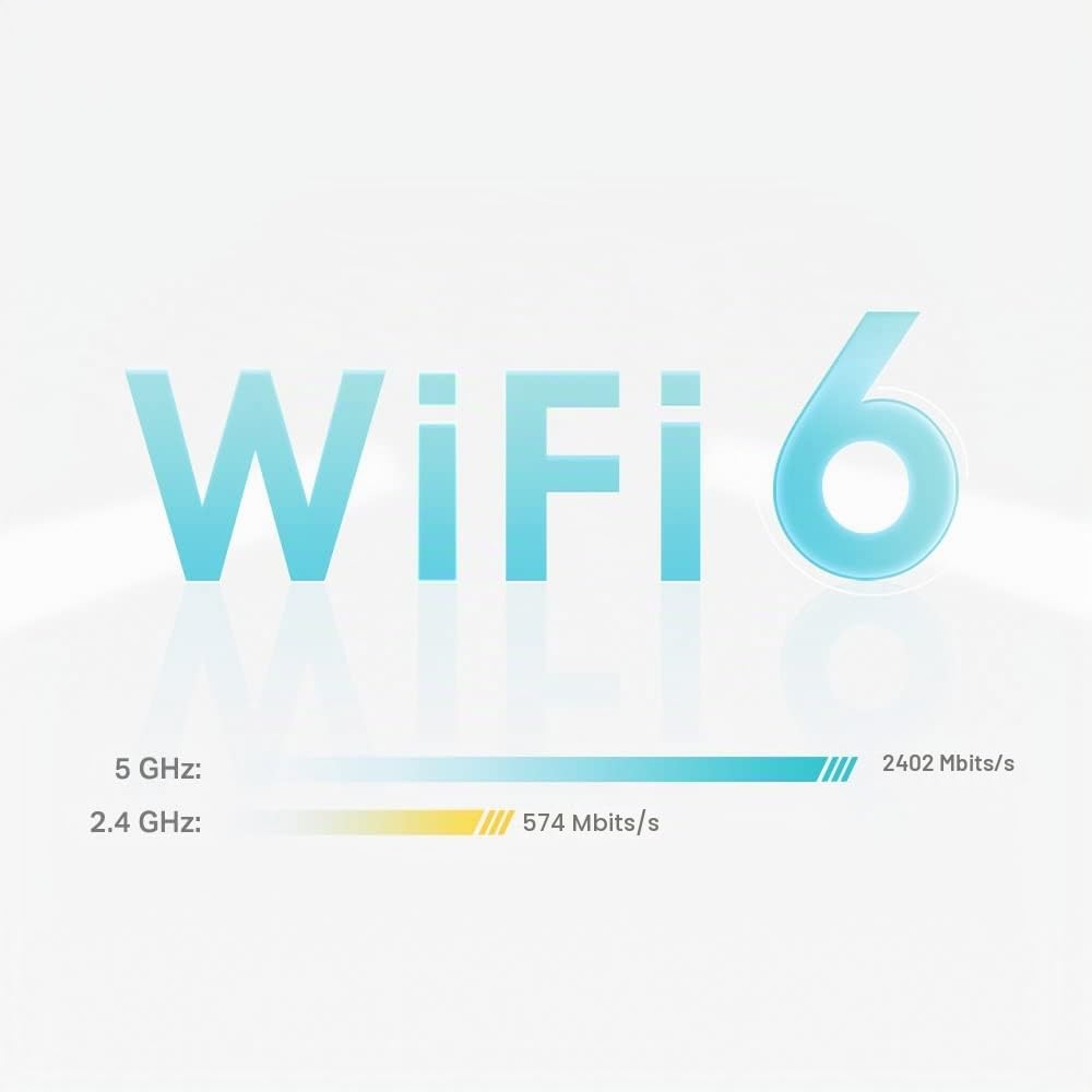 TP-Link Deco Mesh WiFi 6, jusqu'à 3 Gbit/s, Pack de 1, Deco X55 | Compatible toutes les Box Fibre, idéal streaming 4K, gaming et télétravail