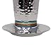 Yair Emanuel Nickel Kiddush Cup and Plate 5 Colors Hammer Work Colors (CUG-1)