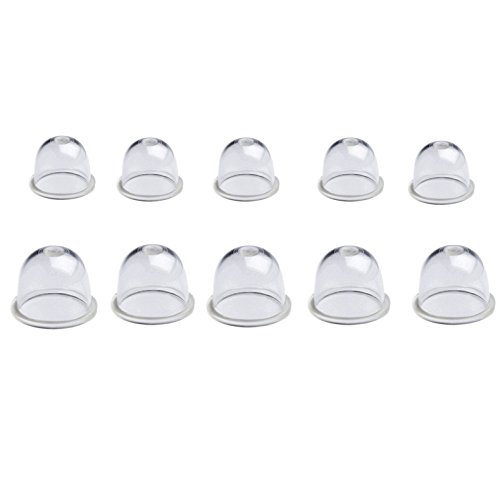 Hippotech 2 sizes Primer Bulbs Pump For Ryobi Craftsman Homelite P/n 561635001 Zama 0057003 0057004 Echo # 12538108660 (2 sizes mixed /10 PCS total)