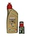 Produktbild Öl Wechselset 1 Liter Castrol SAE 10W-40 Power 1 4T inkl. Ölfilter Hiflo HF141 für z.B. Yamaha TM Racing Rieju HM-Moto Gas Gas