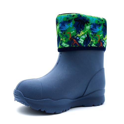 Toddler Rain Boots – Waterproof Rubber for Boys Girls, Fun