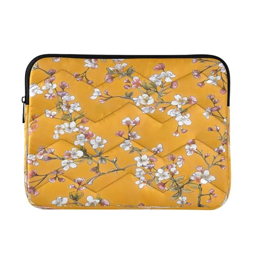 Funda para portátil de 13-14 pulgadas con diseño floral impermeable