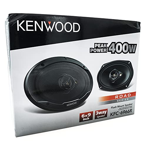 Kenwood KFC-6966R Road Series Car Speakers (Pair) - 6"x9" 3-Way Car Coaxial Speakers, 400W, 4-Ohm Impedance, Polypropylene Woofer - Electro-Dynamic Tweeter, Heavy Duty Magnet Design - Image 3