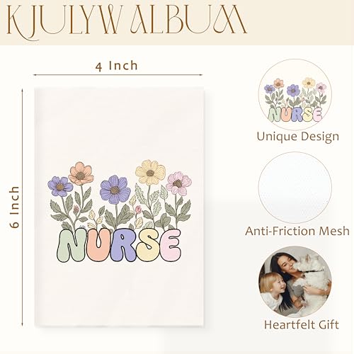 Álbum de fotos para enfermeras 4x6, regalos de agradecimiento para enfermeras, regalos para Semana de Enfermería, regalo de graduación en enfermería, álbum de recuerdos pequeño con estilo bohemio y floral para 18 bolsillos que guarda 36 fotos miniatura 7