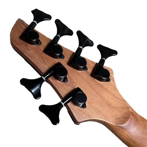 CoByda Fanned Freet 6 cordes pour guitare basse électrique Violet Burst Quilt Maple Top Freet en acier inoxydable - Les Beatles, Paul McCartney, John Lennon, RIngo Starr, George Harrison CoByda Fanned Freet 6 cordes pour guitare basse électrique Violet Burst Quilt Maple Top Freet en acier inoxydable – Image 6