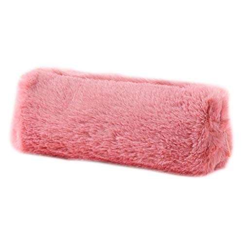 MB-LANHUA Estuche de lápices Estuche de lápices de Felpa de Color sólido Estuches de lápices Escolares Bolso Papelería para niñas Útiles Escolares Herramientas Ben Powder