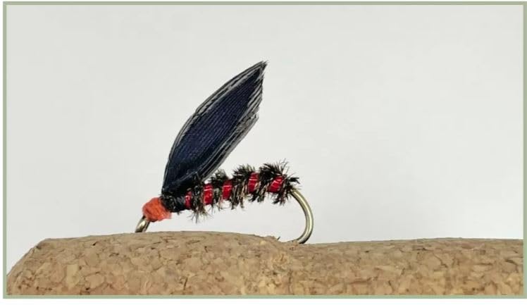 Wet Cormorant Trout Flies, Black Barbless, Rainbows, Brownies, Choice of size and quantity, good competition flies (6, 12)