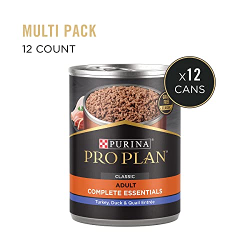 Image of Purina Pro Plan Grain Free Wet Dog Food, Turkey, Duck and Quail Entree - (12) 13 oz. Cans