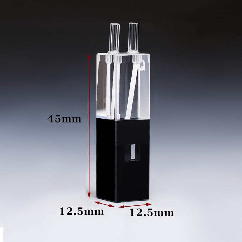 Quarz-Fluoreszenz-Durchflussküvette mit Glasrohr (250 µl)