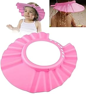 Brightora Shower Cap - Bath Hat Shampoo Protection Bath Cap Soft Adjustable Bathing Visor for Toddler, Baby, Kids, Childre...
