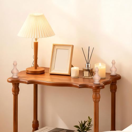 Image of balacoo 10Pcs Unfinished Wood Finials for Crafting Roman Column Baluster Spindles 2.55 X 1.06 X 1.06 in Wood Spindles for Crafts DIY Furniture and Woodworking Decoration