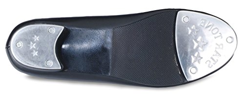 Danshuz Girl's Value Tapper Lace Up Black Oxford Tap Shoes 13.5 M2