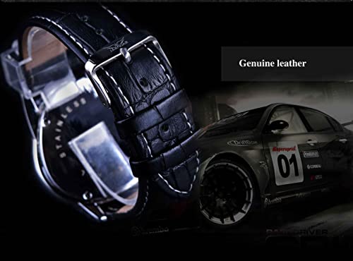 Image of Winner Fashion Mechanical Wrist Watch Triangle Racing Dial, Waterproof Golden Skeleton Dial Automatic Movement Leather Design Mechanical Watch for Men