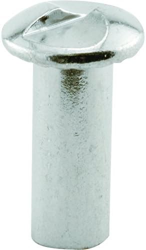 Prime-Line MP17051 One-Way Barrel Nut, #10-24 x 5/8 In., Steel Construction, Chrome (25 Pack) image 3