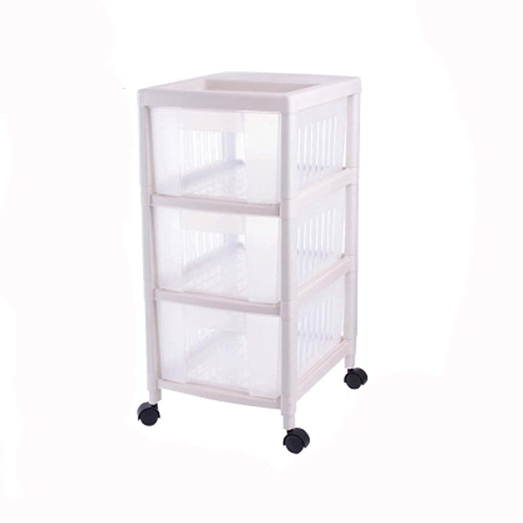 Carrito de almacenamiento para cocina carrito de estante cajón PP hogar