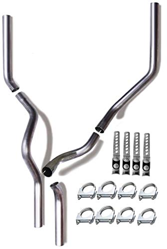 Dual 3" conversion exhaust kit fits 2004 Ford F-150 F-250