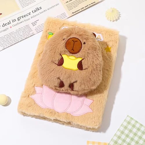 Carnet Capybara peluche A5 notes de composition pour bureau et école - 3