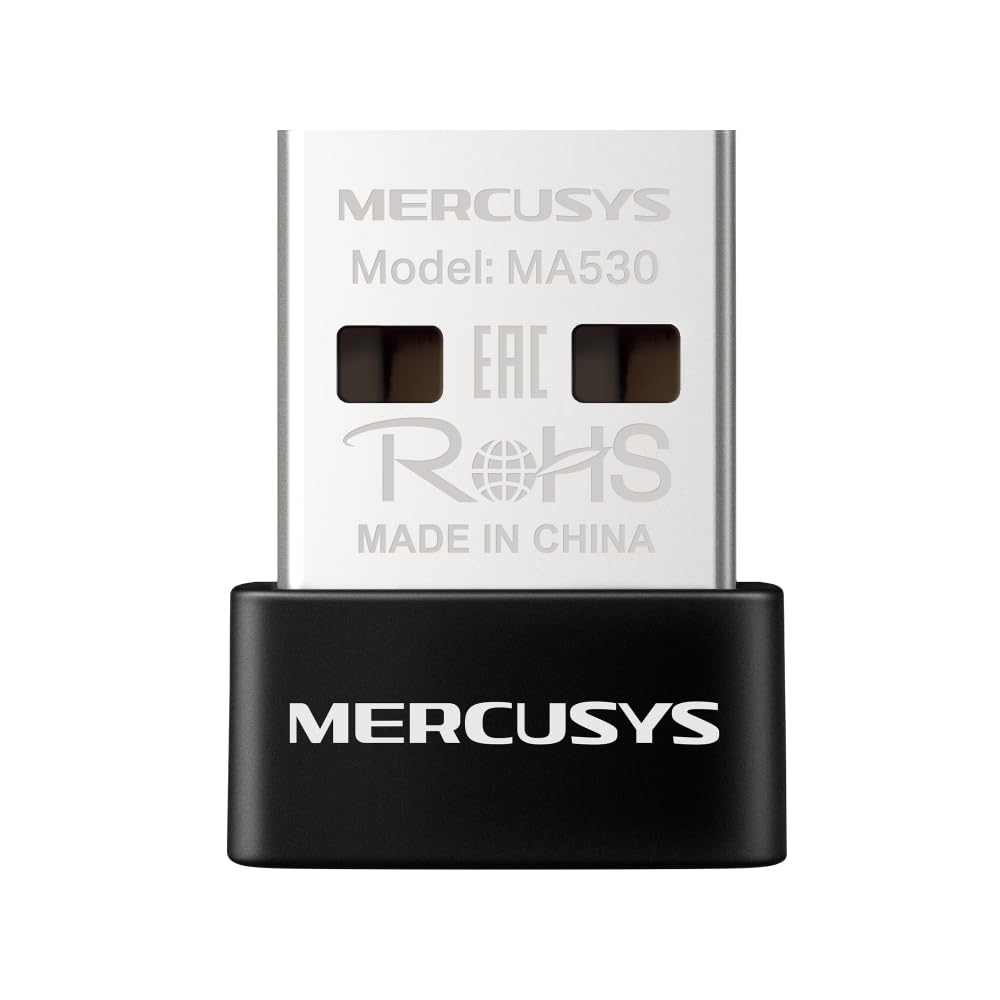 MERCUSYS MA530 Bluetooth USB-Dongle Bluetooth 5.3, Nano Empfänger, Windows-kompatibel